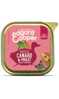 BARQUETTE CANARD & POULET - CHIOTS EDGARD & COOPER