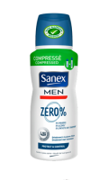 Déodorant Sanex Men Zéro% Compressé