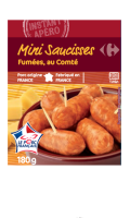 Mini Saucisses Fumées Au Comté Carrefour