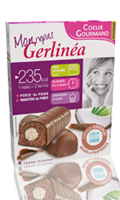 Barres chocolat coeur saveur coco Gerlinéa