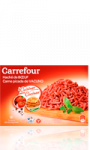 Viande de boeuf hachée surgelé Carrefour