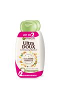 Garnier Ultra Doux Shampooing Hydratant Ultra Doux Lait d'Amande Nourricier lot de 2x250ml