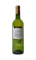 75cl IGP Côtes de Gascogne blanc Colombard Sauvignon L\'Héritage de Carillan