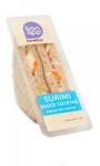 Sandwich surimi, sauce cocktail, pain d Carrefour Bon App'