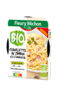 Coquillettes au jambon cuit et à l'emmental Bio Fleury michon Coquillettes au jambon cuit et à l'emmental Bio Fleury michon