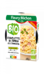 Coquillettes au jambon cuit et à l'emmental Bio Fleury michon Coquillettes au jambon cuit et à l'emmental Bio Fleury michon