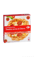 Tartelettes fines Tomates cerise et Chèvre Carrefour