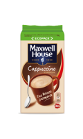 Café Maxwell House Soluble Cappuccino Eco-Recharge