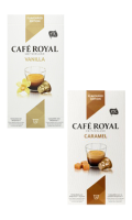 Capsules Vanille ou Caramel Café Royal