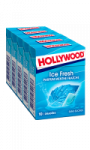 Chewing-gums sans sucres menthe fraîche Icefresh Hollywood