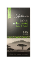 Chocolat noir 85% tanzanie Carrefour Sélection