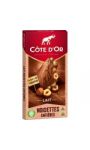 Côte d'Or BLOC Lait noisettes