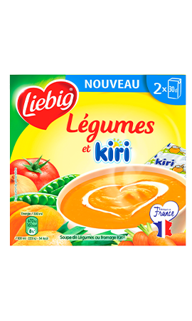 Liebig Soupe Légumes et Kiri (lot de 3 : : Epicerie