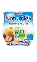 Compotes Bio Pomme Prune dès 4 mois NaturNes