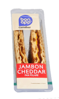 Sandwich Jambon Cheddar pain polaire Bon App\' Carrefour