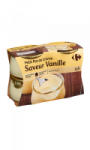 Crèmes dessert saveur vanille Carrefour