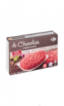 Steak haché Charolais 15% MG Carrefour