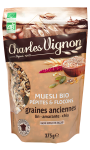 Muesli Bio pépites & flocons graines anciennes Charles Vignon