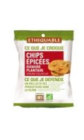 Chips épicées banane plantain bio Ethiquable