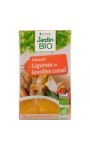 Soupe velouté legumes et lentilles corail bio JARDIN BIO