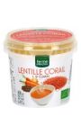 Soupe bio lentille corail/cumin FERME D'ANCHIN