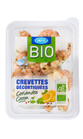 Crevettes bio décortiquées coriandre citron MITI