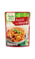 Plat cuisiné bio ravioli légumes  JARDIN BIO