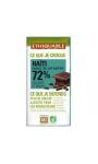 Chocolat bio noir Haïti 72% ETHIQUABLE