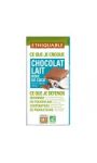 Chocolat au lait noix de coco bio ETHIQUABLE