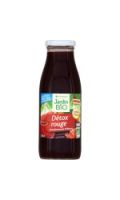 Boisson Détox'rouge sans sucres ajoutés JARDIN BIO'LOGIQUE