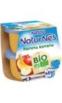 Desserts bébé dès 4/6mois Pomme Banane bio Naturnes