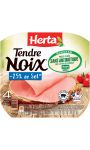 Herta TENDRE NOIX Jambon -25% sel sans antibiotique x4