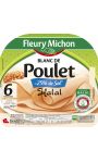 Blanc de poulet halal - 25% de sel Fleury Michon