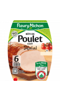 Rôti de poulet cuit Halal Fleury Michon