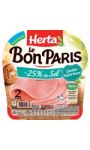 Herta Le Bon Paris Jambon -25% de sel x2