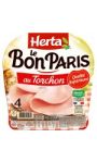 Herta Le Bon Paris Jambon au Torchon x4