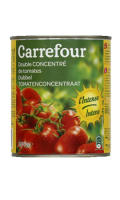 Double concentré de tomates Carrefour