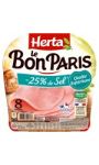 Herta Le Bon Paris Jambon -25% de sel x8