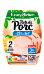 Rôti de porc -25% de sel Fleury Michon