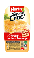 Croque Monsieur sans croûte jambon fromage Herta