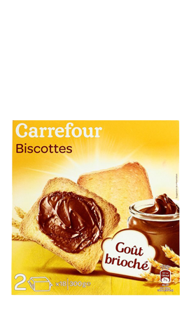 Biscottes Goût Brioché (Carrefour)