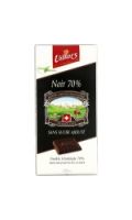 Chocolat noir 70% sans sucres ajoutés VILLARS