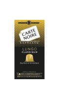 Café capsules Lungo n°8 Carte Noire