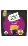 Café dosettes Corsé n°6 Carte Noire