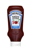 Ketchup 50% moins sucres % de sel Heinz