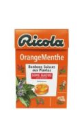Bonbons s/sucres orange menthe RICOLA