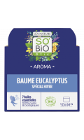 Baume respiratoire eucalyptus, aux 7 huiles essentielles biologiques SO'BiO étic