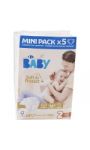 Couches Soft & Protect taille 2 mini : 3-6 kg CARREFOUR BABY