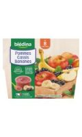 Compotes Bebe Des 8 Les 4 Pots De 100 G Contenu