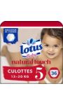 Couches culottes taille 5 : 13-20 kg LOTUS BABY